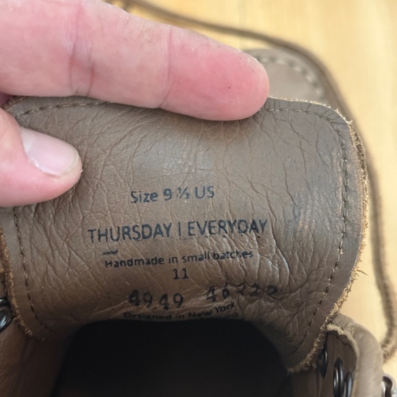 Thursday boots diplomat moc toe boots - Picture 8 of 8